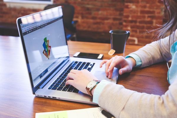 Employee Researching Company