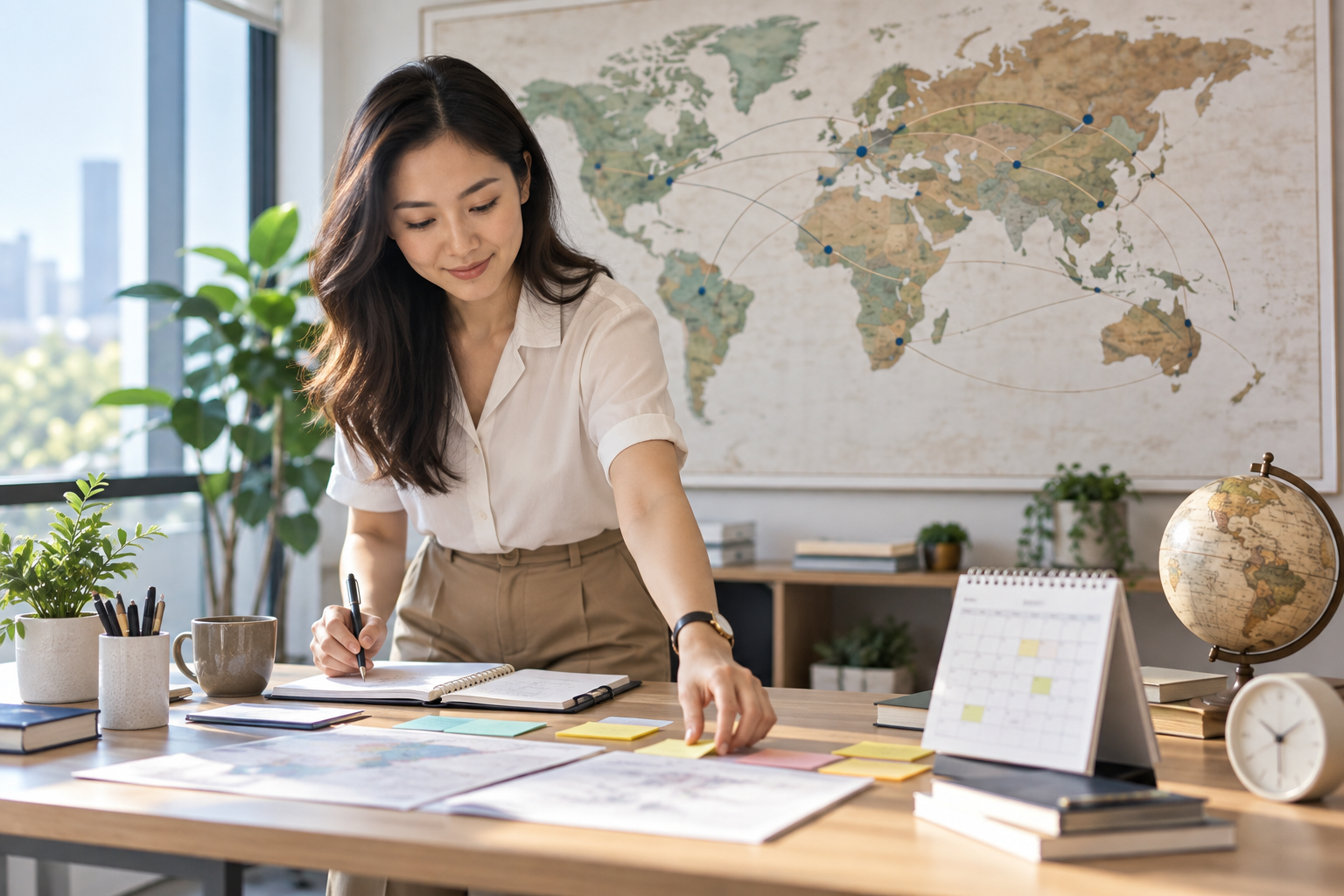 A hiring coordinator planning a global remote talent search across time zones.